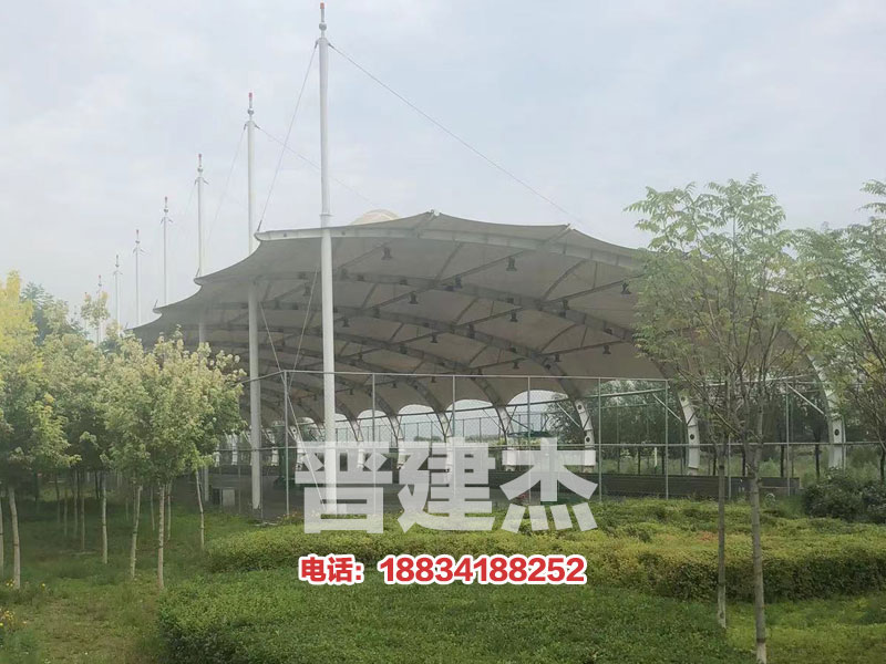 膜結構停車(chē)棚