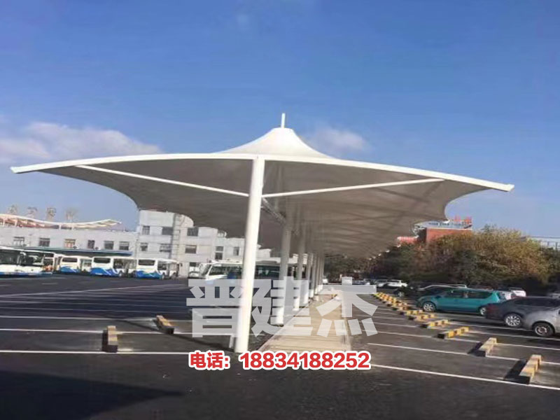 案例展示-停車(chē)棚
